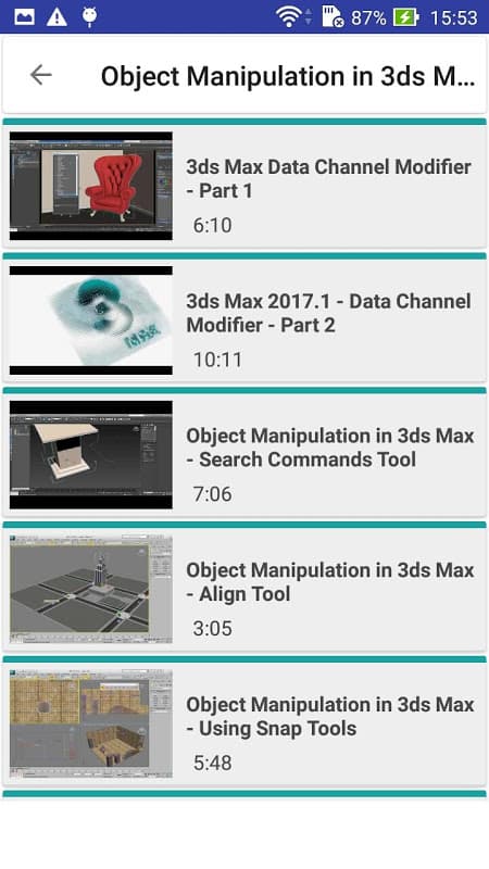 3ds Max Tutorials screenshot 5