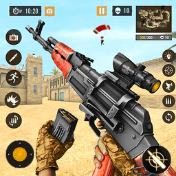 Gun Games Offline Banduk Game icon