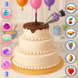 Fruit Chocolate Cake Cooking icon