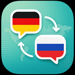 German russian translator icon