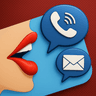 Who is calling? Voice Notify icon