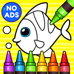 Learning & Coloring Game for Kids & Preschoolers icon