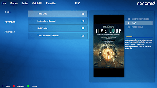 Nanomid IPTV Player screenshot 4