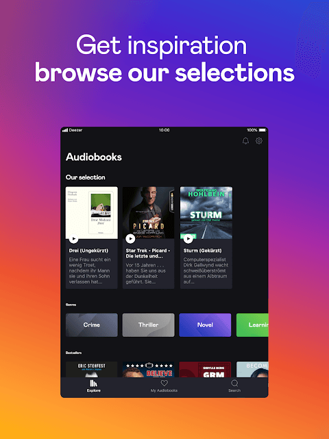 Audiobooks by Deezer screenshot 4