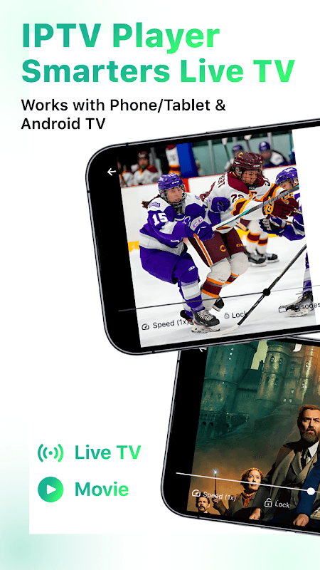 IPTV Player - Smarters Live TV screenshot 1