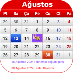 Turkey Calendar 2024 icon