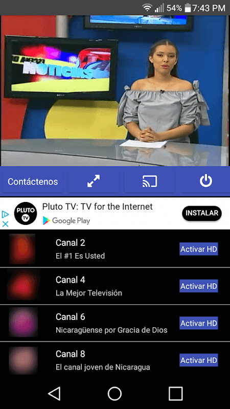 Nica Tv – IPTV Nicaragua – Televisión Digital screenshot 2