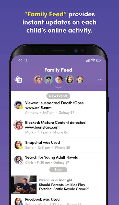 Net Nanny Parental Control App screenshot 1