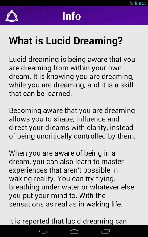 Awoken - Lucid Dreaming Tool screenshot 6