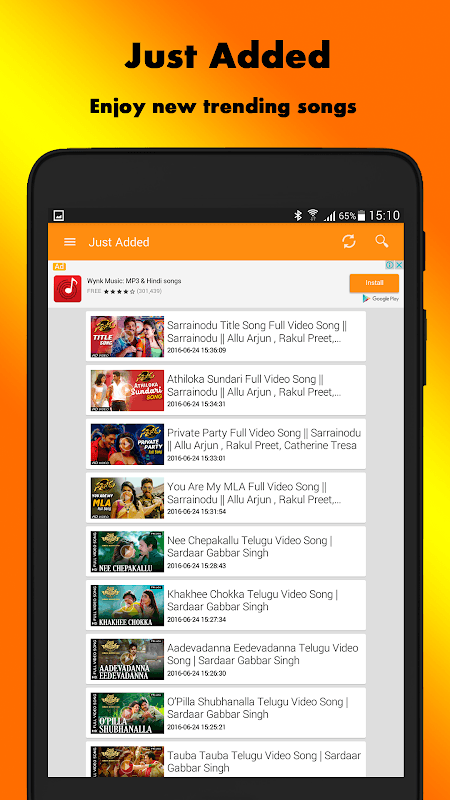 Telugu HD Video Songs screenshot 3