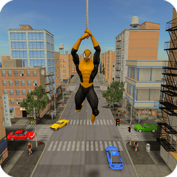 Flying Hero Crime City Battle icon