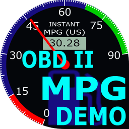 OBDII Car MPG Demo (Gasoline) icon