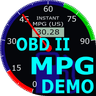 OBDII Car MPG Demo (Gasoline) icon