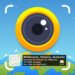 GPS Map Camera: Geotag Photos & Add GPS Location icon