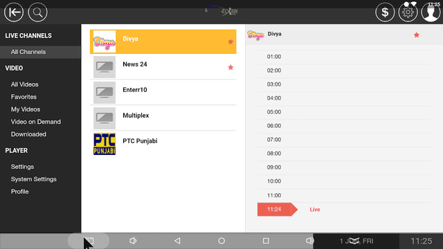 Elxire IPTV screenshot 3
