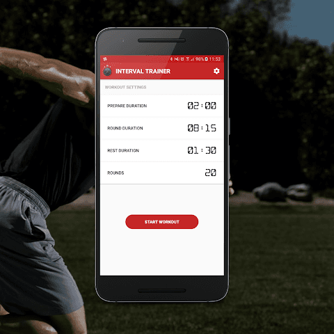 Interval Round Timer - HIIT Cardio screenshot 1