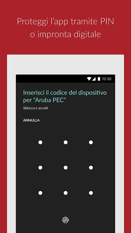 Aruba PEC screenshot 3