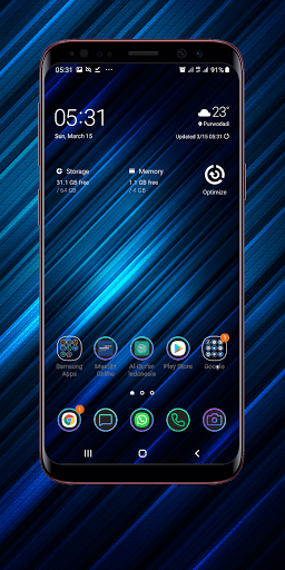 Dark Blue Wallpaper screenshot 3