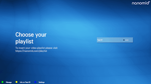 Nanomid IPTV Player screenshot 1