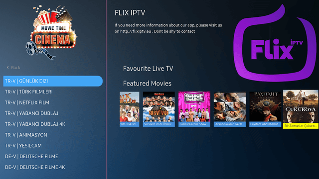 Flix iptv screenshot 1