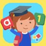 Symbol von Montessori Preschool, kids 3-7