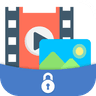hide photo, video icon