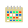 Symbol von Shift calendar