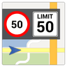 أيقونة Maps Speed Limits & Alerts