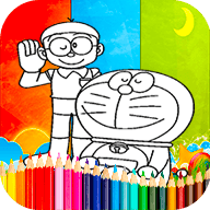 Coloring doraemon Games icon