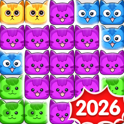 Pop Cat - Jogos de Gatos Bolha icon