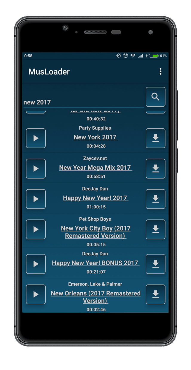 Music downloader screenshot 1