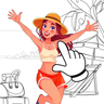 Coloring Puzzle HD Jigsaw simgesi