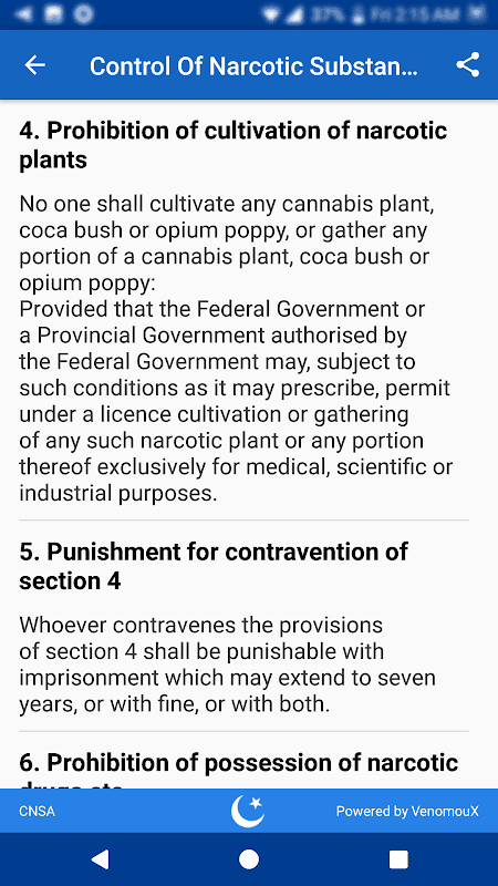 CNSA 1997 - Narcotic Substance screenshot 3