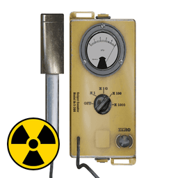 Radiation dosimeter simulator icon