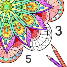 Mandala Color by Number Book icon