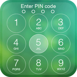 Keypad lock screen icon