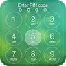Keypad lock screen icon