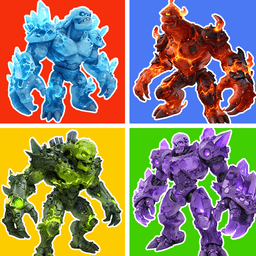 Crystal Zombie Element Battle icon