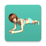 Plank workouts - take a 30 day challenge का आइकन