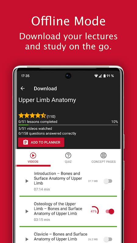 Lecturio UH Coll of Medicine screenshot 6