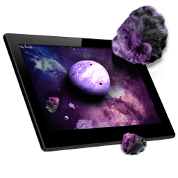 Asteroids 3D live wallpaper icon