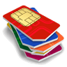 SIM Card and contacts copying icon