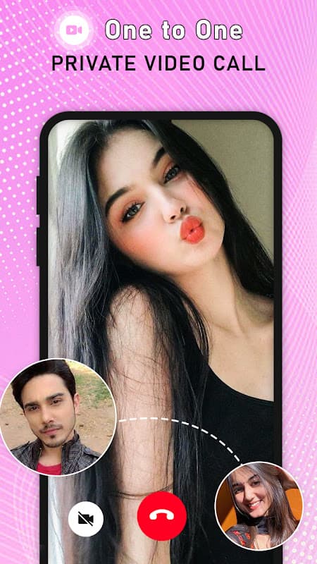 App de Chat de Vídeo Aleatório screenshot 3