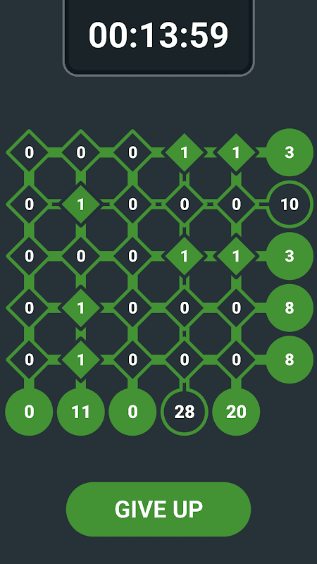 Binary Grid - Brain Math Game screenshot 2