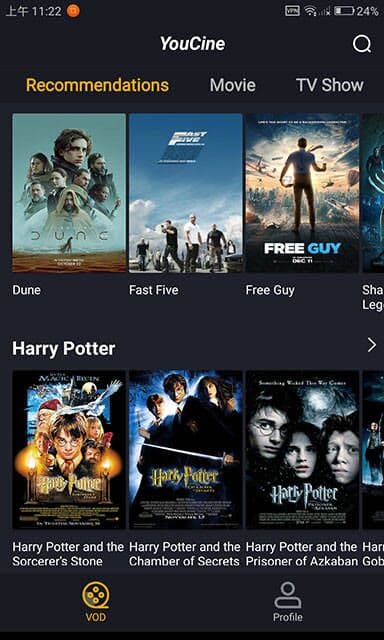 YouCine:Watch free tv&movies screenshot 5