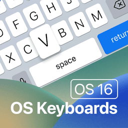 Keyboard iOS 16 - Emojis icon
