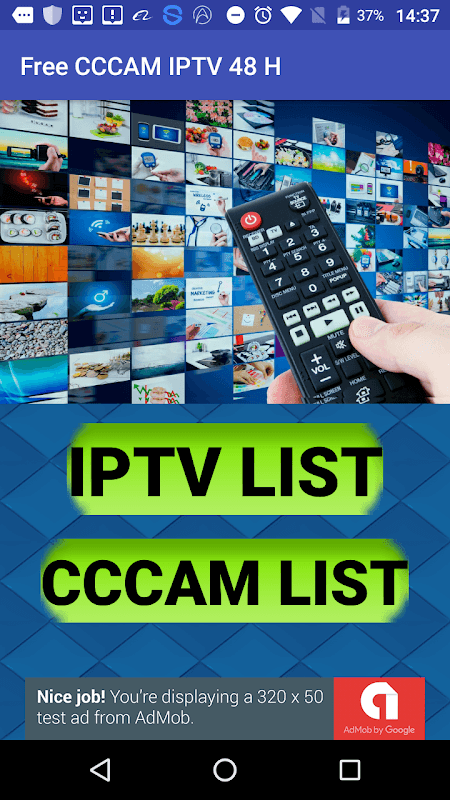 Best IPTV list and CCCAM line 48h screenshot 3