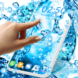 Water drops live wallpaper icon