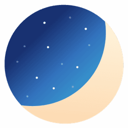 Luna Diary-journal on the moon icon
