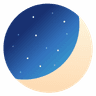 Luna Diary-journal on the moon icon